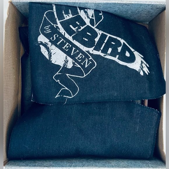 Freebird Crue Black Multi Leather Ankle Boot Rustic Western Size 8 New In Box - Picture 10 of 13